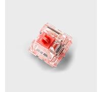 PAKJEL KTT Commutateurs rose/fraise, commutateur linéaire rose transparent à 3 broches 45 g pour clavier mécanique de jeu (couleur : fraise, taille : 30 pièces)