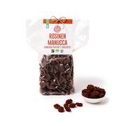 PAKKA - Bio Fairtrade Raisins secs de Manucca Jumbo 1kg, avec 2-3 graines croustillantes, non huilés, directement des petits producteurs de Samarcande en Ouzbékistan, végétalien, 1000g