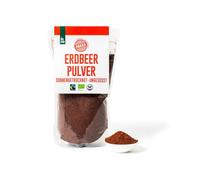 PAKKA - Poudre de fraises bio issues du commerce équitable, séchées au soleil, non huilées, sans soufre ni sucre ajouté, anciennes variétés, petits agriculteurs de Samarcande en Ouzbékistan (750 g)