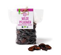 PAKKA - Prunes séchées commerce équitable bio 1 kg, prunes sauvages séchées, moitiés de prunes ramassées à l'état sauvage par des petits paysans de Samarcande, Ouzbékistan, végétalien, 1000 g