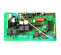 PAKLIF Kit d'ouverture de portail automatique 12 V carte mère carte électronique circuit imprimé pour double aile moteur d'ouverture de portail oscillant automatique moteur de portail 12 V DC