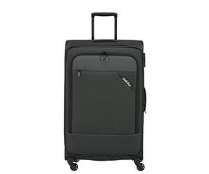 paklite Valise Souple Grand Volume 4 roulettes, Valise à roulettes à Coque Souple, Extensible, Derby, Trolley Serrure TSA, 77 cm, 102-115 litres