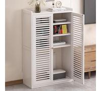PAKMEZ Étagère WiFi, Support Box Internet Vertical, Armoire Routeur, Grande Boîte de Rangement pour Routeur sans Fil, Décoration Murale pour Salon Chambre Bureau(White)