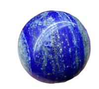 PAKMEZ Polished Blues Crystal Sphere Lapis Lazuli Crystal Gemstone Decorative Ball for Home Decor Divination Altar Feng Shui Crystal Gift,60~70mm
