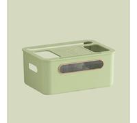 PAKMEZ Router Storage Box, Rangement Box Internet, Étagere Radiateur, pour WiFi, DVD, Décodeur, Composants TV, pour Gestion des Câbles pour Salon, Chambre, Bureau(Green,32 * 14cm/13 * 8 * 5in)