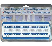 Pako Organisateur de Organisateur de rangement de fils - Accessoires pour point de croix - Pour fil à broder - Avec 10 cartes de code vierges