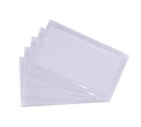 Pakomat Pochettes transparentes DL 24 x 13 cm - Pochettes en papier d'accompagnement autocollantes - Enveloppes pour documents d'expédition, documents, factures de garantie (500)