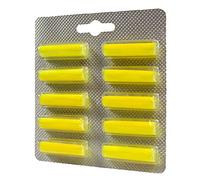 PakTrade 10 bâtonnets désodorisants Citron - Compatibles aspirateurs Admea, Amstrad, Alaska, Asgatec, AFK, Aramis, Alpina, AWD 10, Aeg, Apollo, Alfatec, Aslo, Airflo, Arc en Ciel, Alto, Ayco, Atlanta