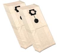 PakTrade 10 Sacs Aspirateur pour MAKITA 440, 445, 445x, 83132B8I, 83133B8K, MAKI83132B8I