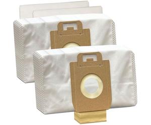 PakTrade 20 Premium Sacs d'aspirateur compatibles avec Nilfisk Power and Select Series, P10, P12, P20, P30, P40-107407639, 1470416500, 128389187-20 pièces, avec Filtre, Accessoires, pièces détachées
