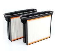 PakTrade 2X Premium Filtre Plissé pour Starmix ISC ARD-1450, ISC ARD-1450 EWS Compact, ISC L-1625, ISC L-1650 Top, ISC M-1625 Safe