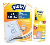 PakTrade 3 Sacs D'aspirateur + Billes Déodorantes Compatible avec Einhell B-NT 1250, BT-VC 1250/1, /2 | Compatible avec Swirl KÄ4-6 - KÄ 4-6 | 3 Sacs, Désodorisant, Accessoires, Pièces Détachées