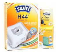 PakTrade 4 Sacs d'aspirateur + Billes déodorantes compatibles avec Hoover 35601865, H81, H 81 Pure Epa, Amigo, Arianne | Compatible avec Swirl H44 - H 44 | 4 Sacs, désodorisant, Accessoires