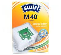 PakTrade 4 Sacs d'aspirateur Compatible avec Miele Blue Moon + Ses, Brilliant Light XL - S 8, CarCare - S5, Care System, Cat & Dog - S8, Cat & Dog 5000 | Compatible avec Swirl M40 - M 40