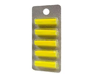 PakTrade 5 bâtonnets désodorisants Citron - Compatibles aspirateurs Admea, Amstrad, Alaska, Asgatec, AFK, Aramis, Alpina, AWD 10, Aeg, Apollo, Alfatec, Aslo, Airflo, Arc en Ciel, Alto, Ayco, Atlanta