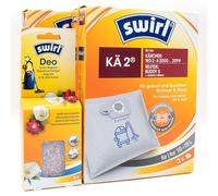 PakTrade 6 Sacs D'aspirateur + Billes Déodorantes Compatible avec Kärcher A 2003, A 2004, A 2024 pt | Compatible avec Swirl KÄ2 - KÄ 2 | 6 Sacs, Désodorisant, Accessoires, Pièces Détachées