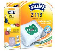 PakTrade 8 Sacs D'aspirateur + Billes Déodorantes Compatible avec Adix Div 370, Qu 370, Base BA 7002 | Compatible avec Swirl Z113 - Z 113 | 8 Sacs, Désodorisant, Accessoires, Pièces Détachées