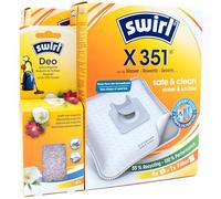 PakTrade 8 Sacs D'aspirateur + Billes Déodorantes Compatible avec Hoover FreespaceEVO, H 58, H 63, H 64 | Compatible avec Swirl X351 - X 351 | 8 Sacs, Désodorisant, Accessoires, Pièces Détachées
