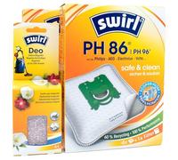 PakTrade 8 Sacs D'aspirateur + Billes Déodorantes Compatible avec Philips Hygiene - Specialist | Compatible avec Swirl PH86-96 - PH 86-96 | 8 Sacs, Désodorisant, Accessoires, Pièces Détachées