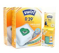 PakTrade 8 Sacs D'aspirateur + Billes Déodorantes Compatible avec Rowenta RO 3142EA Power XXL | Compatible avec Swirl R39 - R 39 | 8 Sacs, Désodorisant, Accessoires, Pièces Détachées