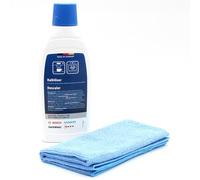 PakTrade Détartrant Anti-calcaire + Chiffon Microfibre Compatible avec Bosch, Siemens 00310748, 310748, 00310451, 310451 - Our Machines à café entièrement automatiques, appareils à Eau Chaude, 500ml