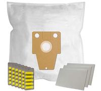 PakTrade Set 30 Sacs Aspirateur + 30 Parfums + 3 Filtres pour Bosch Pro Energy Pro Animal Hair Compressor Techno BSG81266CH/10