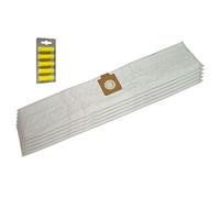 PakTrade Set 5 Parfums + 5 Sacs Aspirateur en Microfibre pour Nilfisk-Alto GD 930, GD930, Panther, GD 930 G Panther, GD 930 S 2 Cubic