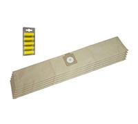 PakTrade Set 5 Sacs Aspirateur + 5 Parfums pour Nilfisk-Alto GD 930, GD930, Panther, GD 930 G Panther, GD 930 S 2 Cubic