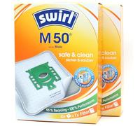 PakTrade Set - 8 Sacs d'aspirateur Original Swirl M50 - M 50 | Compatible avec Miele Compact - S6, Compact C1 Ecoline, Compact C1 Powerline, Compact C1 Serie, Compact C1 Twister Ecoline