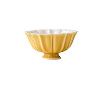 Palace Museum - 57 ml - Poterie rouge - Pétales hautes - Tasse à thé Kung Fu - Jaune oie