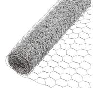 Paladian Grillage a Poule en Acier Galvanisé - Grillage Maille hexagonale 25mm - Grillage Cloture pour Volaille ou Jardin - Taille 1m x 5m - Multi Usage et Résistant - Marque Française