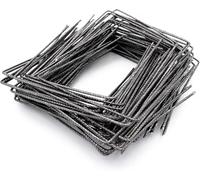 Paladian Lot de 100 Agrafes de Fixation pour Toiles de Paillage 20x20x20 cm - Épaisseur 4 mm - Acier Anti-Rouille - Embouts Biseautés - Fixation Solide et Utilisation Polyvalente - Marque Française
