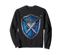 Paladin shield Fight dragon RPG Role Gamer drake Fantasy Sweatshirt