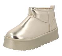 Palado Bottines Thuxana pour femme - Bottes élégantes en cuir synthétique résistant - Légèrement doublées pour garder les pieds au chaud et parfaites pour un look cool d'automne et d'hiver, or, 41 EU