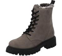 Palado Giase Bottines pour femme - Bottes confortables fabriquées au Portugal - Bottes doublées chaudes - Chaussures d'hiver tendance, Gris Stitch Black, 39 EU