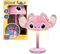 Paladone Angel SoftGlo Table Lamp - 30cm Plush Shade Bedroom Light - Soft Ambient USB Lamp