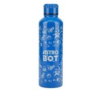 Astro Bot Bouteille d'eau en acier inoxydable avec couvercle à vis, gourde de voyage réutilisable pour joueurs, école, travail et cadeaux - 500 ml Paladone