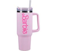 Verre Thermos Barbie Logo XL Avec Paille Soft Touch 1200 ml