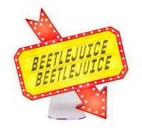 Paladone Beetlejuice Icon Lampe d'appoint - Produit sous licence officielle du célèbre film d'horreur rétro, décoration de chambre effrayante et cadeau, accessoire de chambre gothique et veilleuse