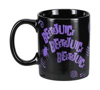 Beetlejuice Paladone Mug à changement de chaleur - Produit sous licence officielle, cadeau parfait pour les fans de films d'horreur rétro, verres nostalgiques en céramique, tasse de collection de