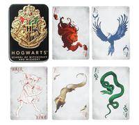Paladone Cartes à Jouer Harry Potter - Officiellement licencié, Jeu de 54 Cartes avec boîtier, Inclut Poufsouffle, Serdaigle, Gryffondor & Serpentard