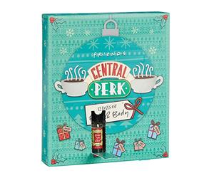 Paladone- Central Perk Calendrier de l'Avent 12 Jours de Bain, série TV Friends Countdown to Christmas, Days of Bath Advent, Bleu