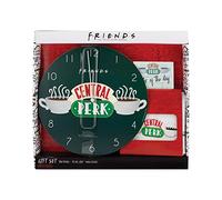 Paladone – Coffret cuisine Central Perk – Ensemble 3 pièces (torchon en coton, horloge murale)