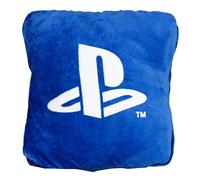 Paladone Couverture de Coussin 2 en 1 Playstation - Couverture de Voyage sous Licence Officielle Sony - Pliable, Douce et Moelleuse - Design Compact pour décoration de Salle de Jeux ou de Chambre à