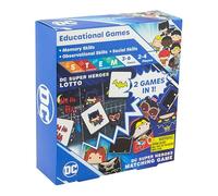 Paladone DC Comics Super Heroes Match Jeu 2 en 1 sous Licence Officielle