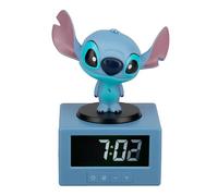 Paladone Stitch Réveil avec veilleuse et alarme musicale Produit officiel Disney 16,5 cm