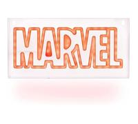 Paladone Enseigne lumineuse LED néon Marvel de Montable au mur ou autoportante - Décoration de chambre et cadeau officiellement