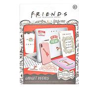 Paladone Friends Gadget Decals Lot de 4 feuilles d'autocollants amovibles imperméables pour ordinateur portable, 15 x 21 x 0 cm