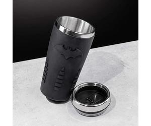 Paladone Gobelet de Voyage Batman - Gobelet Réutilisable Officiel pour Café & Thé, Parfait pour Commutateurs, Cadeau pour Fans 450ml