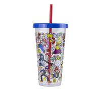 Paladone Gobelet En Plastique Avec Paille Super Mario 700ml